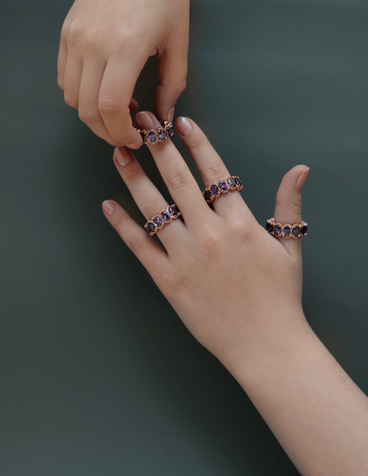 Anillo Rosegold Chunky Bold