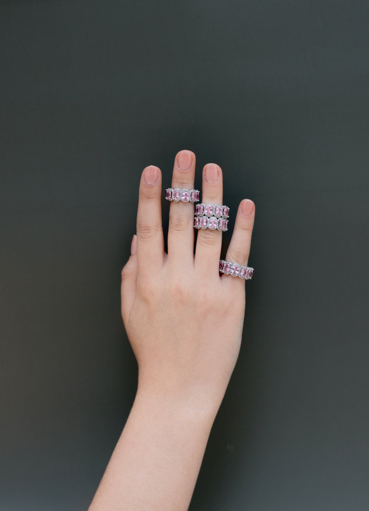 Anillo Rosa Chunky Bold